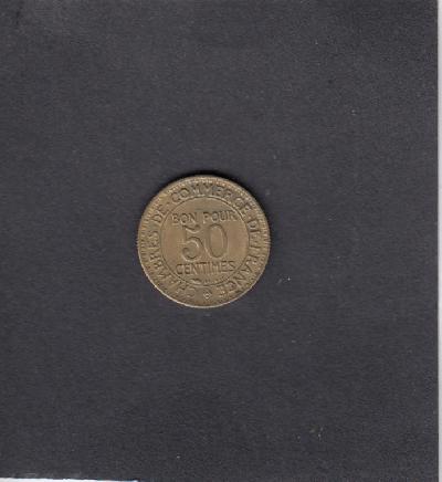Beschrijving: 50 Centimes MERCURY
